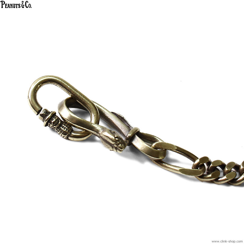 Peanuts&Co horse clip type walletchain brass