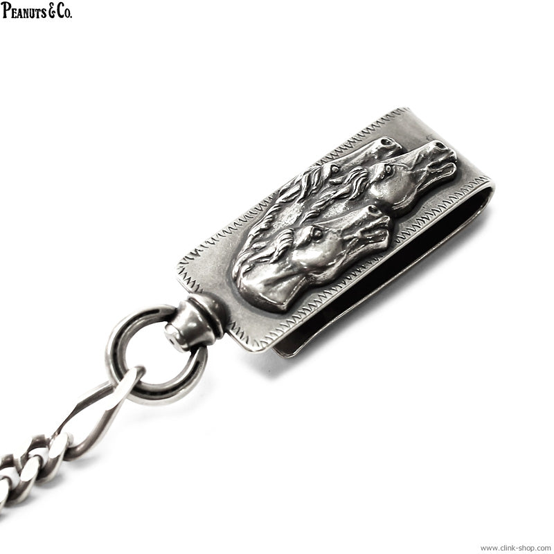 Peanuts&Co horse clip type walletchain silver – unexpected store