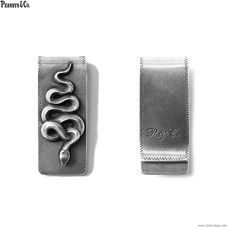 Peanuts&Co snake money clip silver