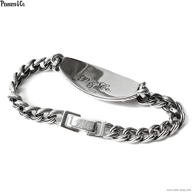 Peanuts&Co horse plate bracelet silver